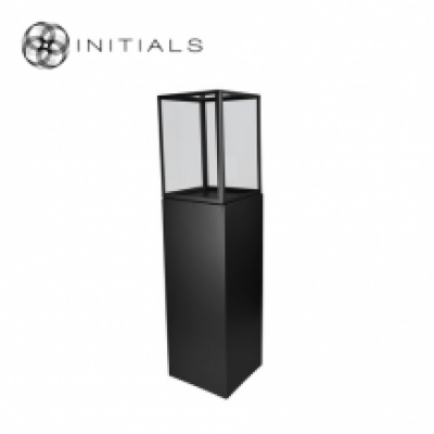 Display Pillar XL Matt Black & Showcase 40 Clear