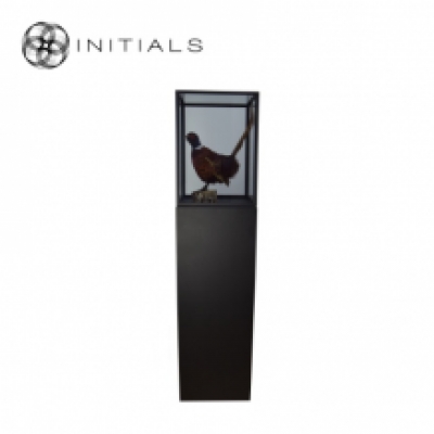 Display Pillar XL Matt Black & Showcase 40 Smoke