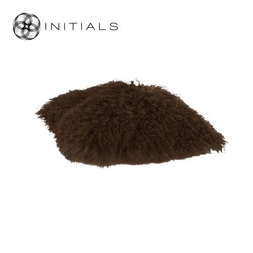 Cushion Ranch Sheepskin Coffee Brown