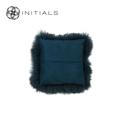 Cushion Ranch Sheepskin Ink Blue