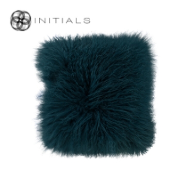 Cushion Ranch Sheepskin Ink Blue