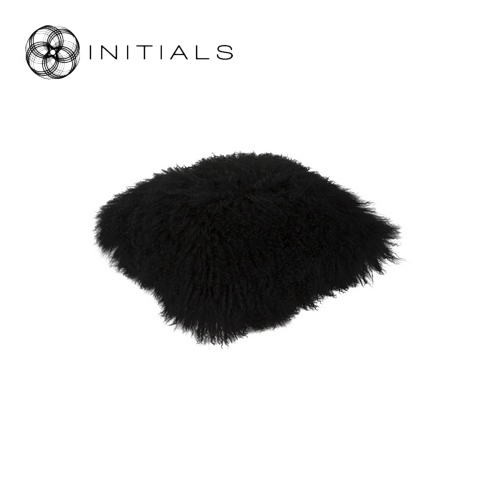 Cushion Ranch Sheepskin Night Black