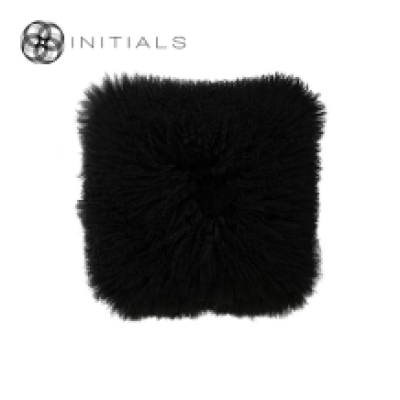 Cushion Ranch Sheepskin Night Black