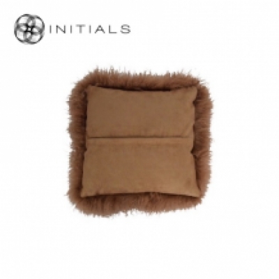 Cushion Ranch Sheepskin Rustic Bronze