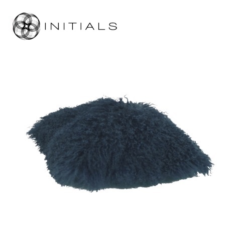 Cushion Sheepskin Evening Blue