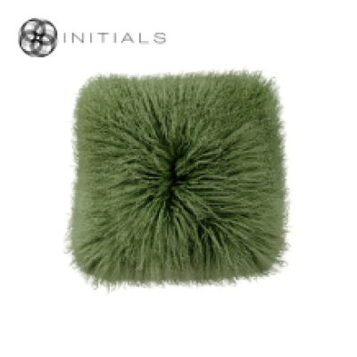 Cushion Ranch Sheepskin Olive Green