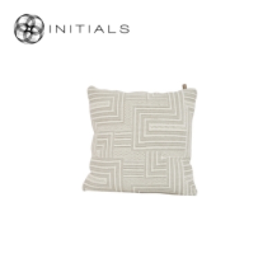 Cushion Cabin Macrame Linen White