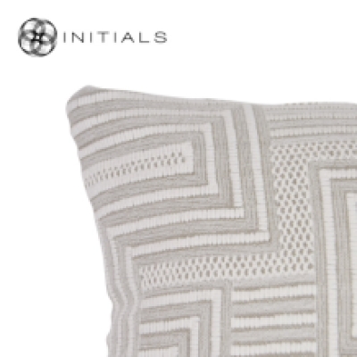 Cushion Cabin Macrame Linen White