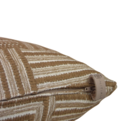 Cushion Cabin Macrame Tobacco Brown