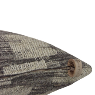 Cushion Cabin Ribbon Coffee Brown