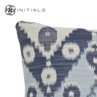 Cushion Cabin Chevron Sky Blue