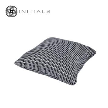 Cushion Lodge Stamp Steel Grey