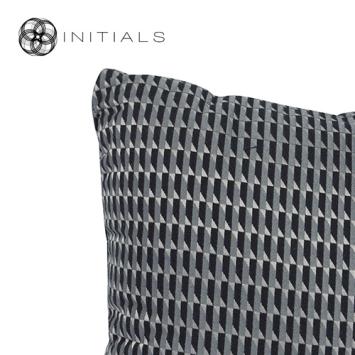 Cushion Lodge Stamp Steel Grey