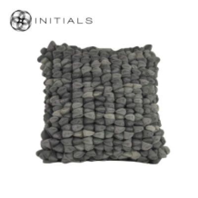 Cushion Cover Penthouse Pebble Ash Grey