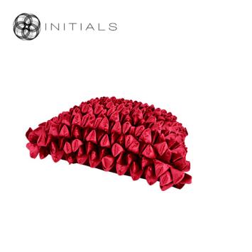 Cushion Cover Penthouse Pebble Scarlet Red