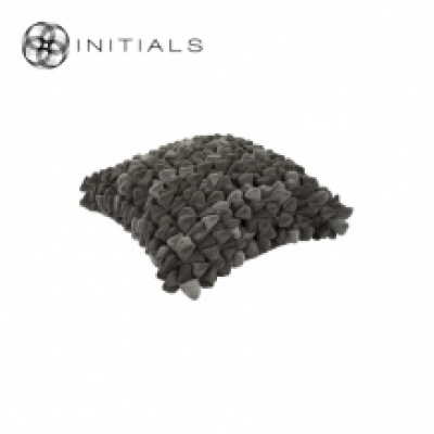 Cushion Cover Pebble Smoke Grey