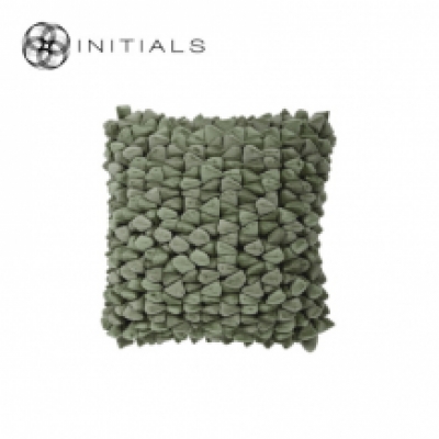 Cushion Cover Pebble Olive Green