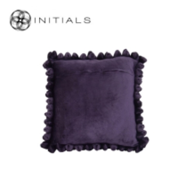 Cushion Cover Penthouse Pebble Aubergine Purple