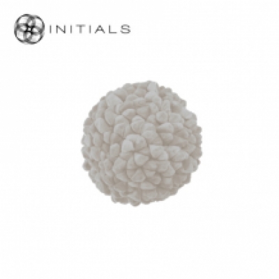 Cushion Ball Penthouse Pebble Snow White