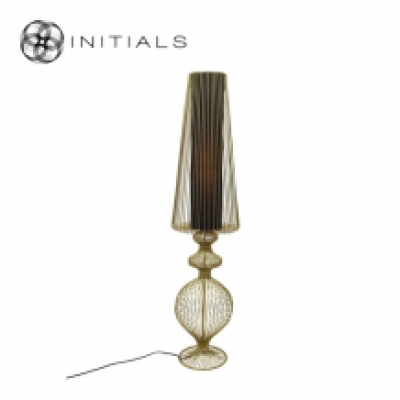 Floor Lamp Moire Classic Iron Wire Gold