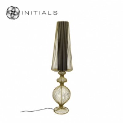 Floor Lamp Moire Classic Iron Wire Gold