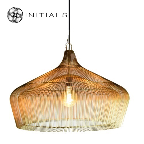 Hanging Lamp Moire Factory Iron Wire Gold
