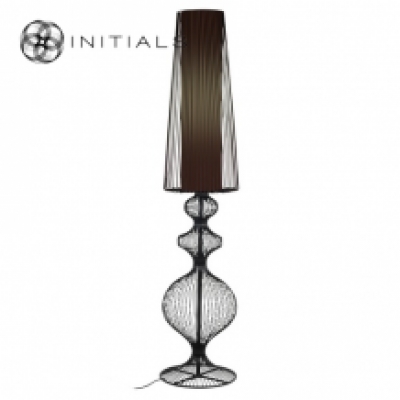 Floor Lamp Moire Classic Iron Wire Black