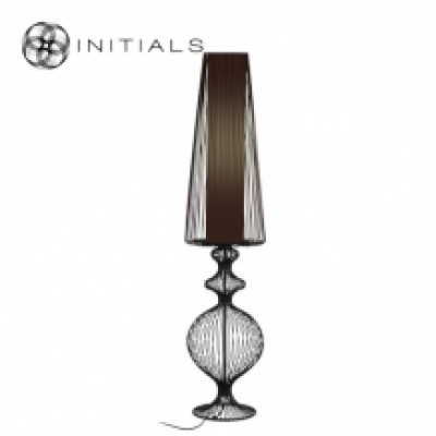 Floor Lamp Moire Classic Iron Wire Black