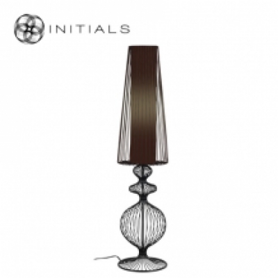 Floor Lamp Moire Classic Iron Wire Black