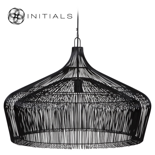 Hanging Lamp Moire Factory Iron Wire Black