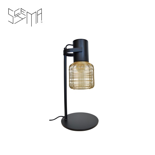 Table Lamp Stoop Iron Wire Gold