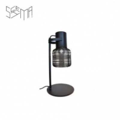 Table Lamp Iron Wire Tubo Stoop Black