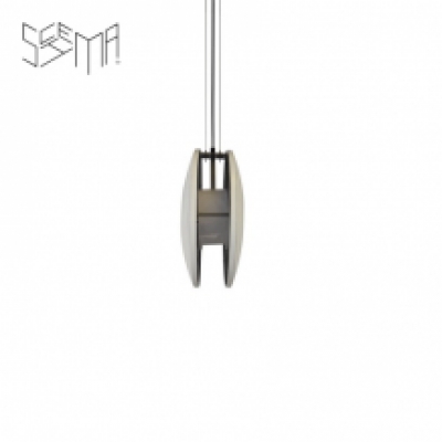Hanging Lamp Hush-Hush Iron Wire Star White/Light Grey