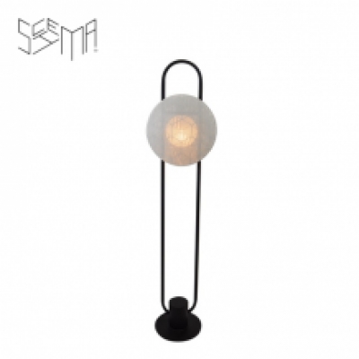 Floor Lamp Gamboa Hush-Hush Iron Wire Star White/Light Grey