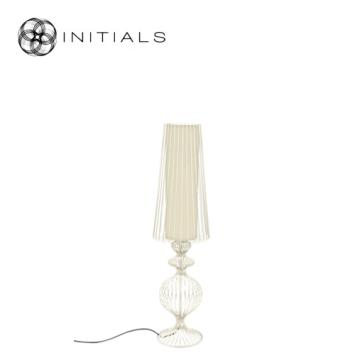 Floor Lamp Classic Iron Wire Riff White