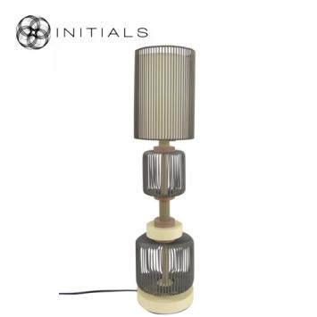 Table Lamp Totem Iron Wire Espresso