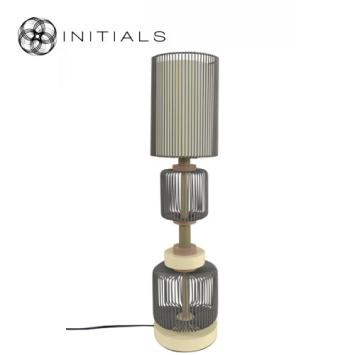 Table Lamp Totem Iron Wire Espresso