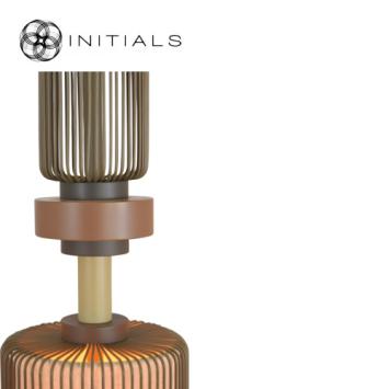 Hanging Lamp Totem Iron Wire Coffee Brown
