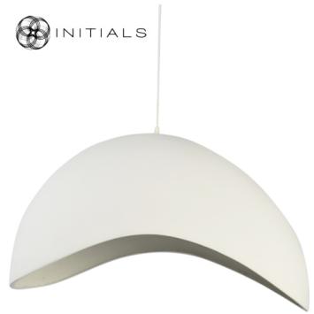Hanging Lamp Napoleon Polyresin White XL