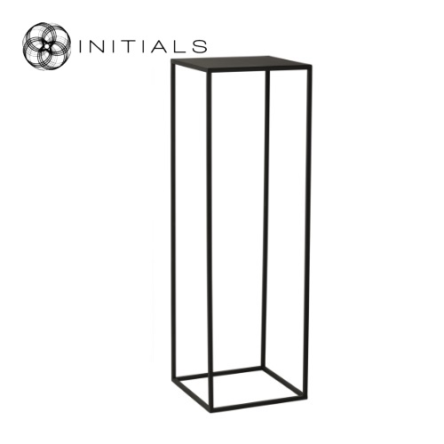 Table Skyline Raw Iron Black Square