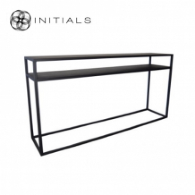 Storage Table Broadway 2 Raw Iron Black