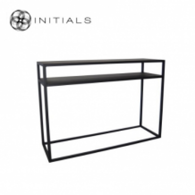 Storage Table Broadway 2 Raw Iron Black