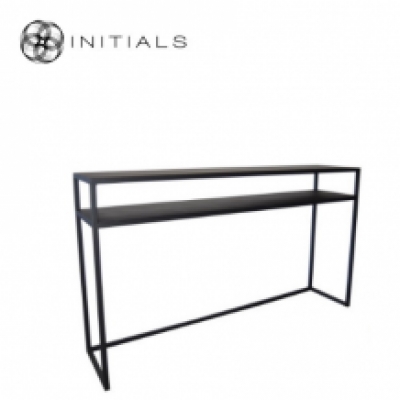 Desk | Side Table Broadway 2 Raw Iron Black