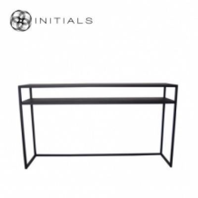 Desk | Side Table Broadway 2 Raw Iron Black