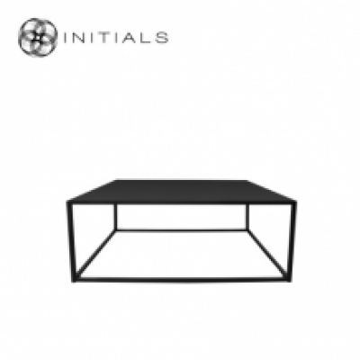 Coffee Table Metro Raw Iron Black