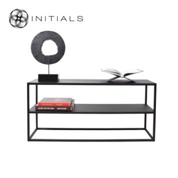 Side Table Broadway 2 Raw Iron Black