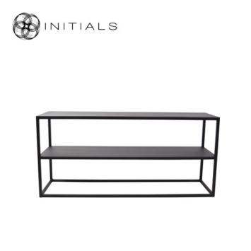 Side Table Broadway 2 Raw Iron Black