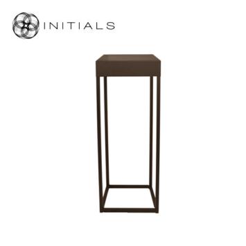 Side Table Boulevard Raw Iron Metallic Brown