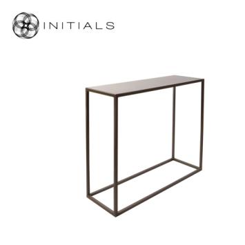 Side Table Broadway Raw Iron Metallic Brown