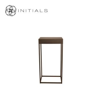 Side Table Skyline Raw Iron Metallic Brown